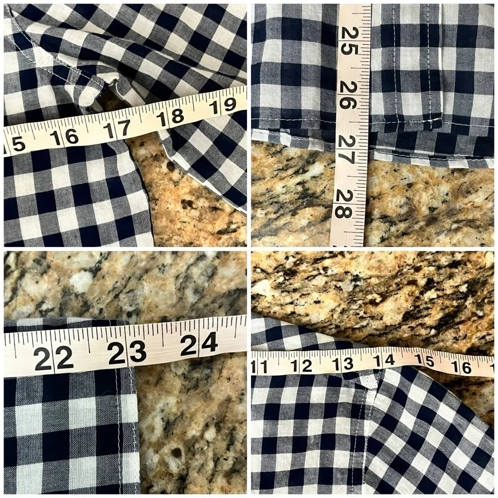 J.Crew Classic-Fit Boy Shirt in Crinkle Gingham Black White Check 00 Preppy